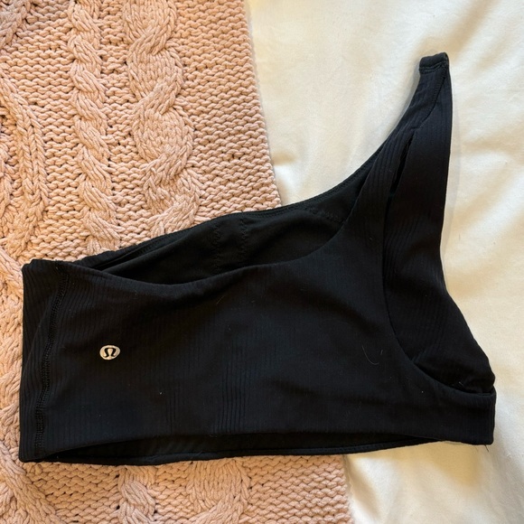Lululemon Ribbed Nulu Asymmetrical Yoga Bra - Picture 3 of 7